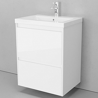 Тумба с умывальником Velvex Klaufs 60.2Y-616.216 60 см подвесная