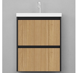 Тумба с умывальником Velvex Klaufs 60.2Y-617.217 60 см подвесная