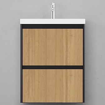 Тумба с умывальником Velvex Klaufs 60.2Y-617.217 60 см подвесная