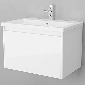 Тумба с умывальником Velvex Klaufs 70.1Y-616.216 70 см подвесная