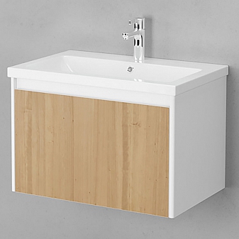 Тумба с умывальником Velvex Klaufs 70.1Y-617.216 70 см подвесная