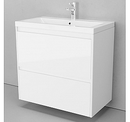 Тумба с умывальником Velvex Klaufs 80.2Y-616.216 80 см подвесная