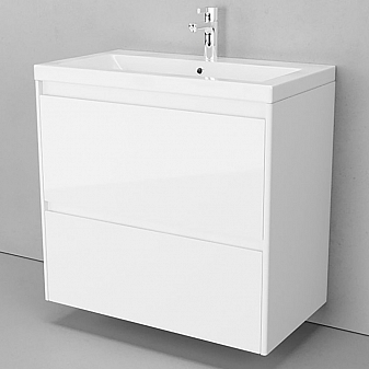 Тумба с умывальником Velvex Klaufs 80.2Y-616.216 80 см подвесная