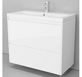 Тумба с умывальником Velvex Klaufs 90.2Y-616.216 90 см подвесная