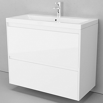 Тумба с умывальником Velvex Klaufs 90.2Y-616.216 90 см подвесная