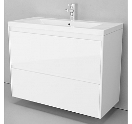 Тумба с умывальником Velvex Klaufs 100.2Y-616.216 100 см подвесная