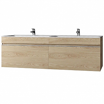 Тумба с умывальником Velvex Pulsus 140 140 см дуб сонома