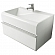 Тумба с умывальником Velvex Cub 70 70 см подвесная белая