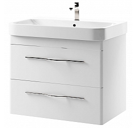 Тумба с умывальником Vigo Roberta 2-800 80 см белая