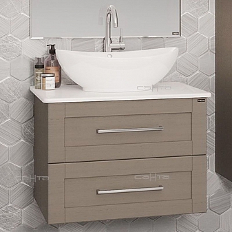 Тумба с умывальником Санта Венера 70 см дуб вулканический