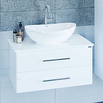 Тумба с умывальником Санта Вегас 226015л 80 см подвесная