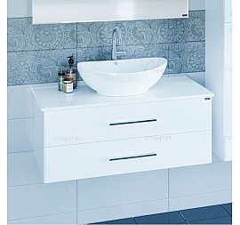 Тумба с умывальником Санта Вегас 226017л 100 см подвесная