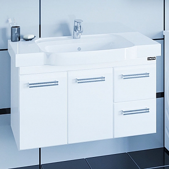 Тумба с умывальником Санта Меркурий 209007 90 см