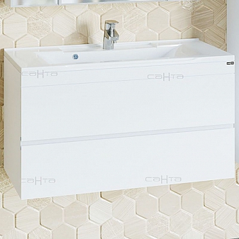 Тумба с умывальником Санта Марс 700253 90 см