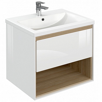 Тумба с умывальником Cersanit Louna SZ-LOU-CO60/Wh 60 см