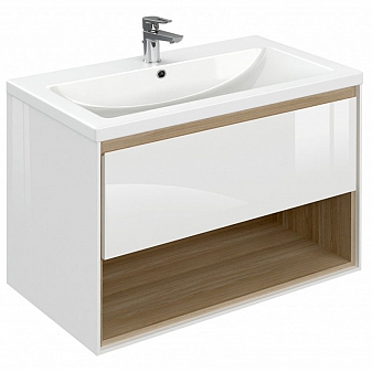 Тумба с умывальником Cersanit Louna SZ-LOU-CO80/Wh 80 см