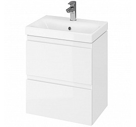 Тумба с умывальником Cersanit Moduo Slim SZ-MOD-MO50Sl/Wh 50 см