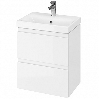 Тумба с умывальником Cersanit Moduo Slim SZ-MOD-MO50Sl/Wh 50 см