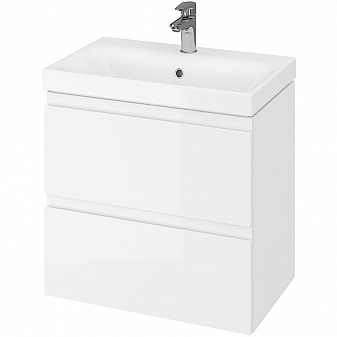 Тумба с умывальником Cersanit Moduo Slim SZ-MOD-MO60Sl/Wh 60 см