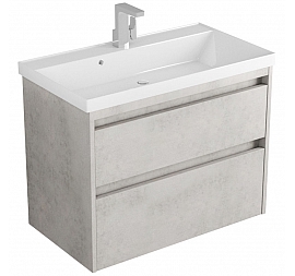 Тумба с умывальником Veneciana Muskat 80 см светлый камень