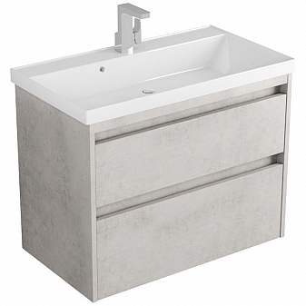 Тумба с умывальником Veneciana Muskat 80 см светлый камень