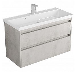 Тумба с умывальником Veneciana Muskat 100 см светлый камень