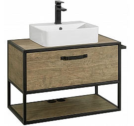 Тумба с умывальником Акватон Лофт 80 1A2424K4LTDY0 80 см