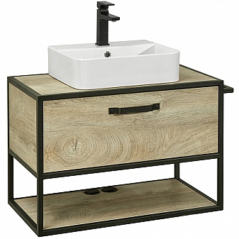 Тумба с умывальником Акватон Лофт 80 1A2424K5LTDU0 80 см