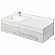 Тумба с умывальником Акватон Сакура 100 1A2349K1SKW80 100 см