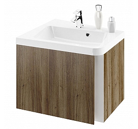 Тумба с умывальником Ravak 10° 550 L X000000741 55 см темный орех