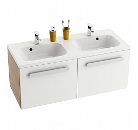 Тумба с умывальником Ravak Chrome SD 1200 X000000964 120 см каппучино/белая