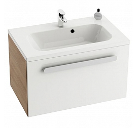 Тумба с умывальником Ravak Chrome SD 600 X000000961 60 см каппучино/белая