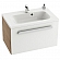 Тумба с умывальником Ravak Chrome SD 700 X000000962 70 см каппучино/белая