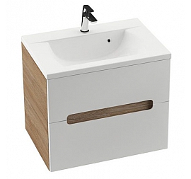 Тумба с умывальником Ravak Classic II SD 700 X000000909 70 см каппучино/белая