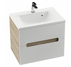 Тумба с умывальником Ravak Classic II SD 700 X000000908 70 см латте/белая