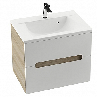 Тумба с умывальником Ravak Classic II SD 700 X000000908 70 см латте/белая