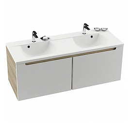 Тумба с умывальником Ravak Classic SD 1300 X000000943 130 см латте/белая