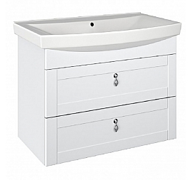 Тумба с умывальником Runo Мерида 00-00000986 70 см белая