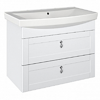 Тумба с умывальником Runo Мерида 00-00000986 70 см белая