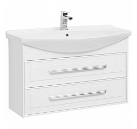 Тумба с умывальником Aquanet Остин 252671 105 см белая