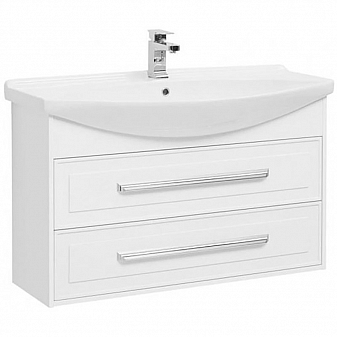 Тумба с умывальником Aquanet Остин 252671 105 см белая