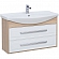 Тумба с умывальником Aquanet Остин 252676 105 см белая/дуб сонома