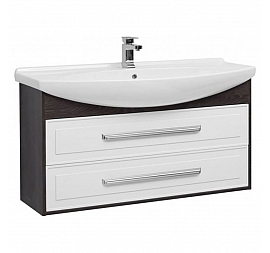 Тумба с умывальником Aquanet Остин 201723 120 см белая/дуб кантербери