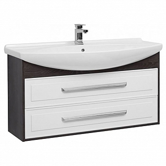 Тумба с умывальником Aquanet Остин 201723 120 см белая/дуб кантербери