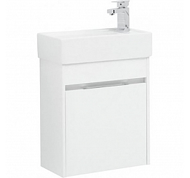 Тумба с умывальником Aquanet Лидс 239741 50 см белая