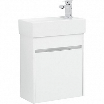 Тумба с умывальником Aquanet Лидс 239741 50 см белая