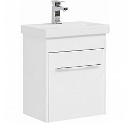 Тумба с умывальником Aquanet Августа Moduo Slim 246949 50 см белая