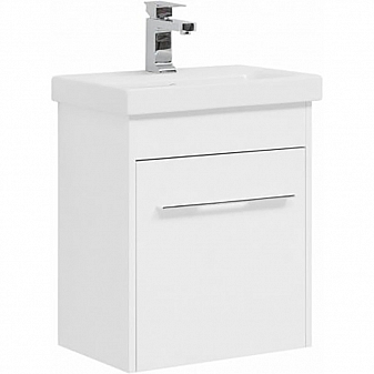 Тумба с умывальником Aquanet Августа Moduo Slim 246949 50 см белая