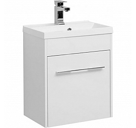 Тумба с умывальником Aquanet Августа 210023 50 см белая
