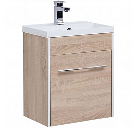 Тумба с умывальником Aquanet Августа 210025 50 см дуб сонома